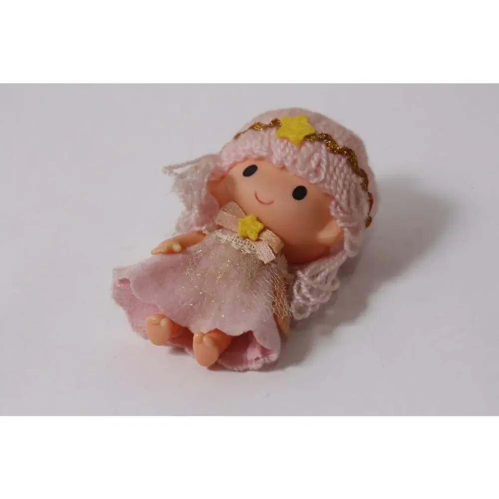 1996 Sanrio Little Twin Stars Lala Vintage Doll w Pink Yarn Hair